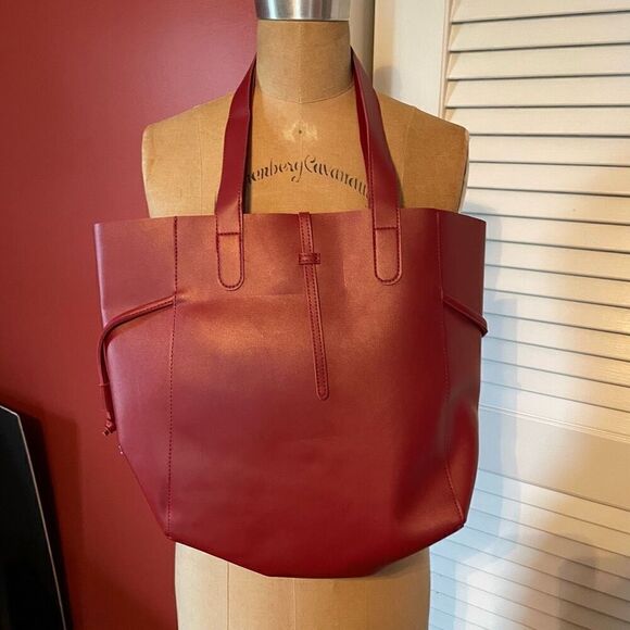 NO BRAND | burgundy laptop/tote bag NEW - Picture 3 of 6